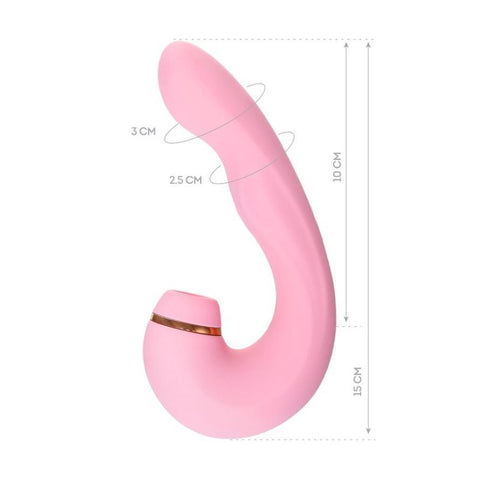 JOS Juna Air Pulse Dual Clitoral Stimulator - Clit Ticklers and Pulsators