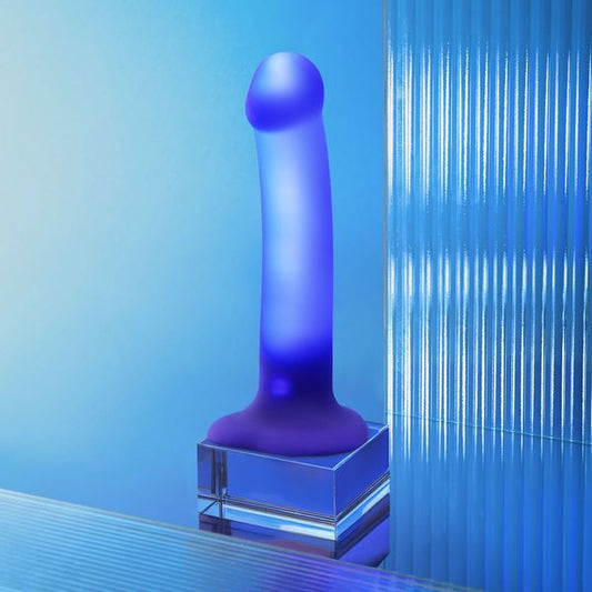 STRAP-ON-ME Glow LED Realistic Dildo Purple Realistic Dildos