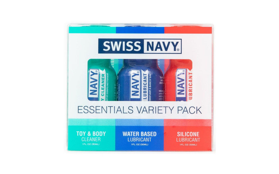 Swiss Navy Essentials Adult Lubricant Travel Kit 30ml Massage Oils and Lubricants