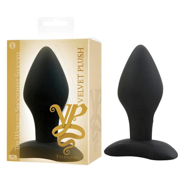 Velvet Plush Silicone Fulfiller Prostate Massager Butt Plugs