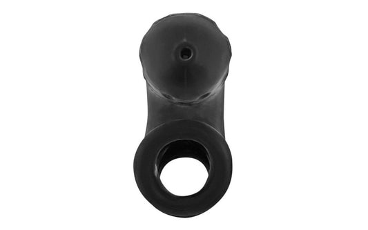 Oxballs Airlock Air Lite Vented Male Chastity Device Black Ice - Male Chastity