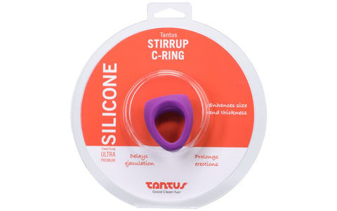 Tantus Stirrup Stretchy Mens Silicone Cock Ring - Stretchy Cock Rings