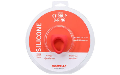 Tantus Stirrup Stretchy Mens Silicone Cock Ring - Stretchy Cock Rings