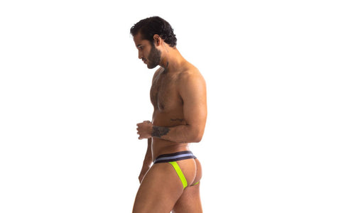 Sport Fucker Jersey Mens Jock Strap Black - Jocks and G-Strings
