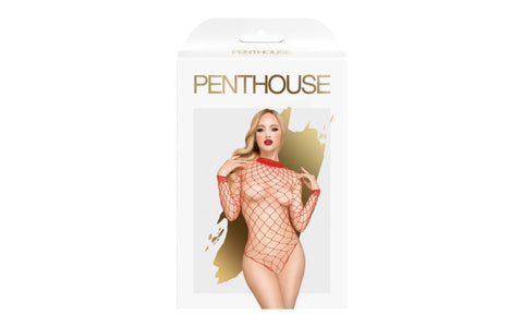 Penthouse Lingerie Scandalous Coarse Mesh Womens Teddy XL - Teddies and Bodysuits