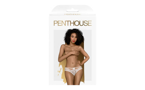 Penthouse Lingerie Adore Me Womens Lace Panties White - G-Strings, Panties and Shorts