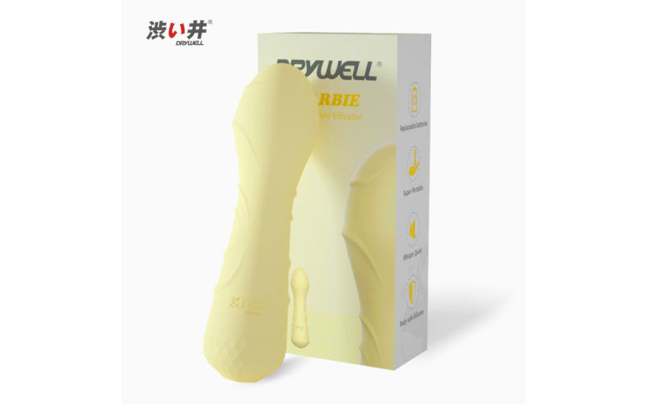 Drywell Barbie Yellow Vibrating Bullet Massager Bullet Vibrators