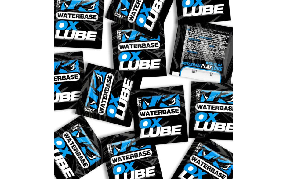 Oxballs LIQUISLIK Waterbased OXLube 50 Pack Sachets Water Based Lubes