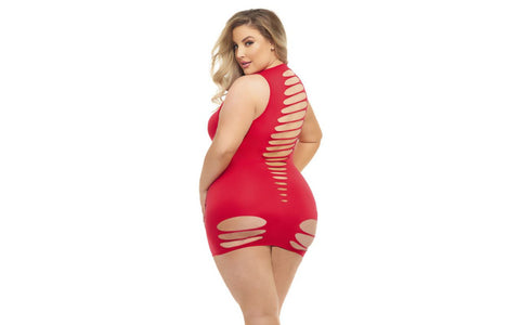 Pink Lipstick Cant Commit Women Clubwear Dress - Skirts And Club Wear
