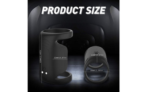 S-Hande Royal Dual Motor Penis Shaft Massager - Vibrating Cock Rings