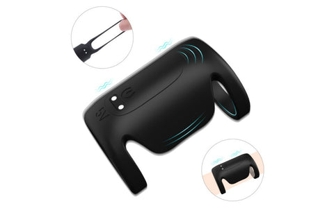 S-Hande Royal Dual Motor Penis Shaft Massager - Vibrating Cock Rings