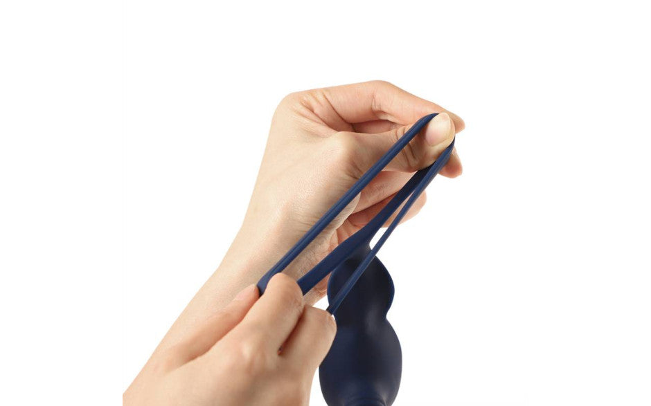 Arosum VibraDuo Vibrating Anal Probe & Perineum Stimulator With Cock Ring Butt Plugs