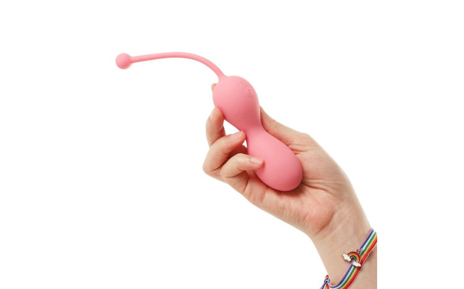 Arosum Come Hither Kegelator Duo Vaginal Balls Stimulator With Remote Control Love Eggs and Kegel Exercisers