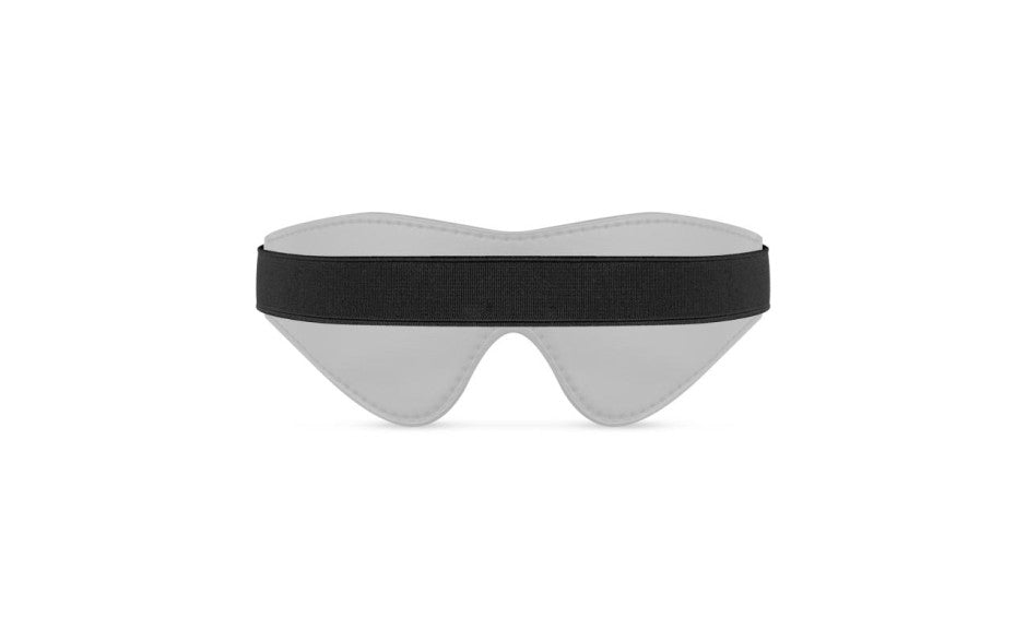 Bedroom Fantasies Faux Leather Blindfold Black Masks And Blindfolds