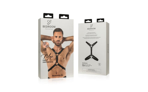 Bedroom Fantasies Max Bondage Harness Black - Cuffs And Restraints