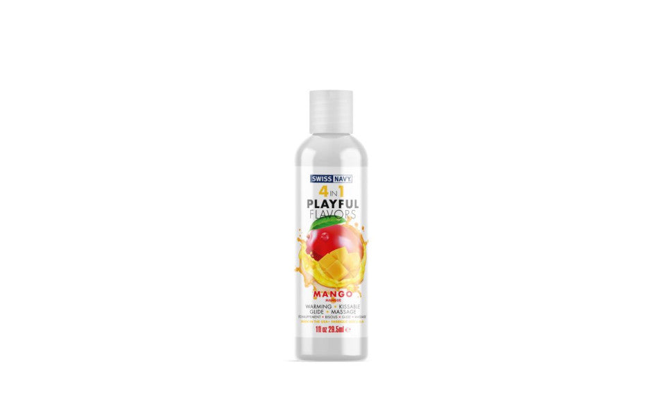 Swiss Navy Playful Flavours 4 In 1 Warming and Kissable Lubricant 29.5 ml Water Based Lubes