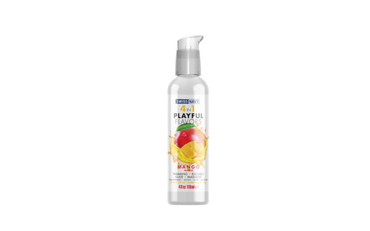 Swiss Navy Playful Flavours 4 In 1 Water Based Lubricant 118 ml - Water Based Lubes