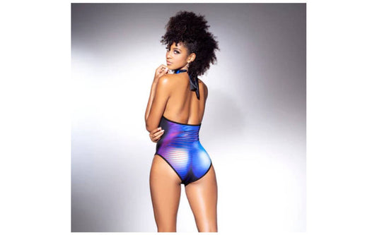 Mapale Womens Moonlight Blue Bodysuit - Teddies and Bodysuits