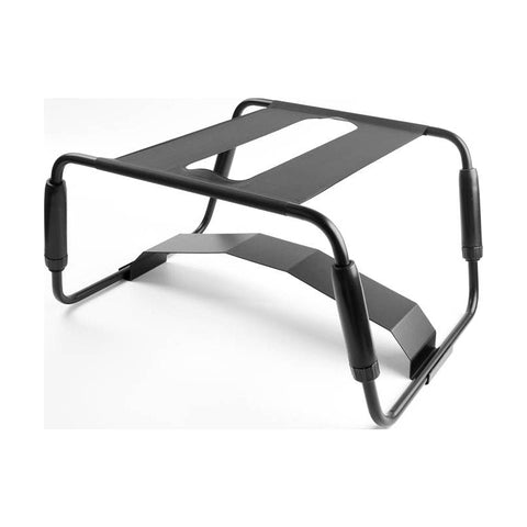 Daytona Adjustable Height Sex Chair With Handle a& Arch Bridge Black - Sex Furniture