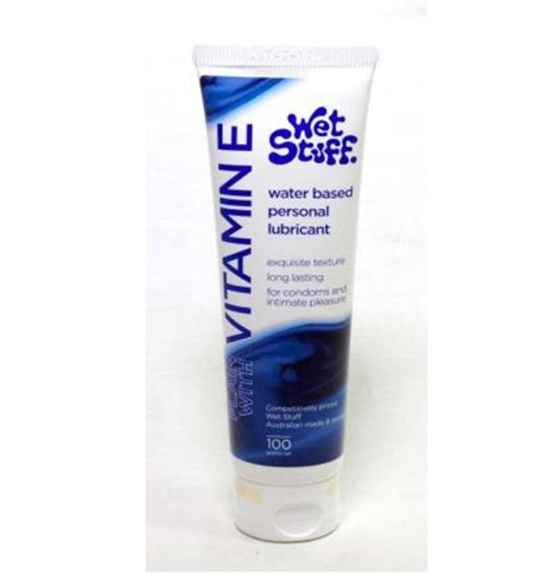 Wet Stuff With Vitamin E Lubricant Disc Top Water Based Lubes