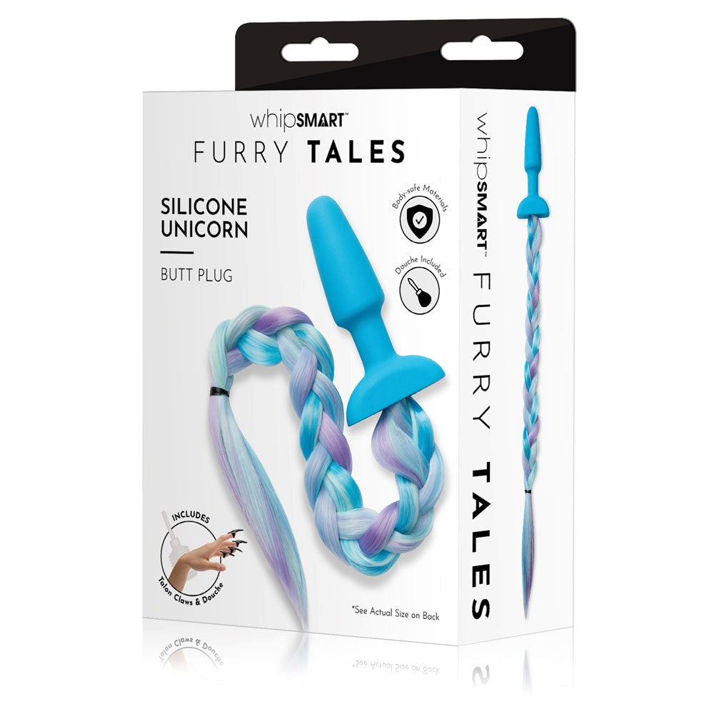 WhipSmart Furry Tales Silicone Unicorn Butt Plug Butt Plugs