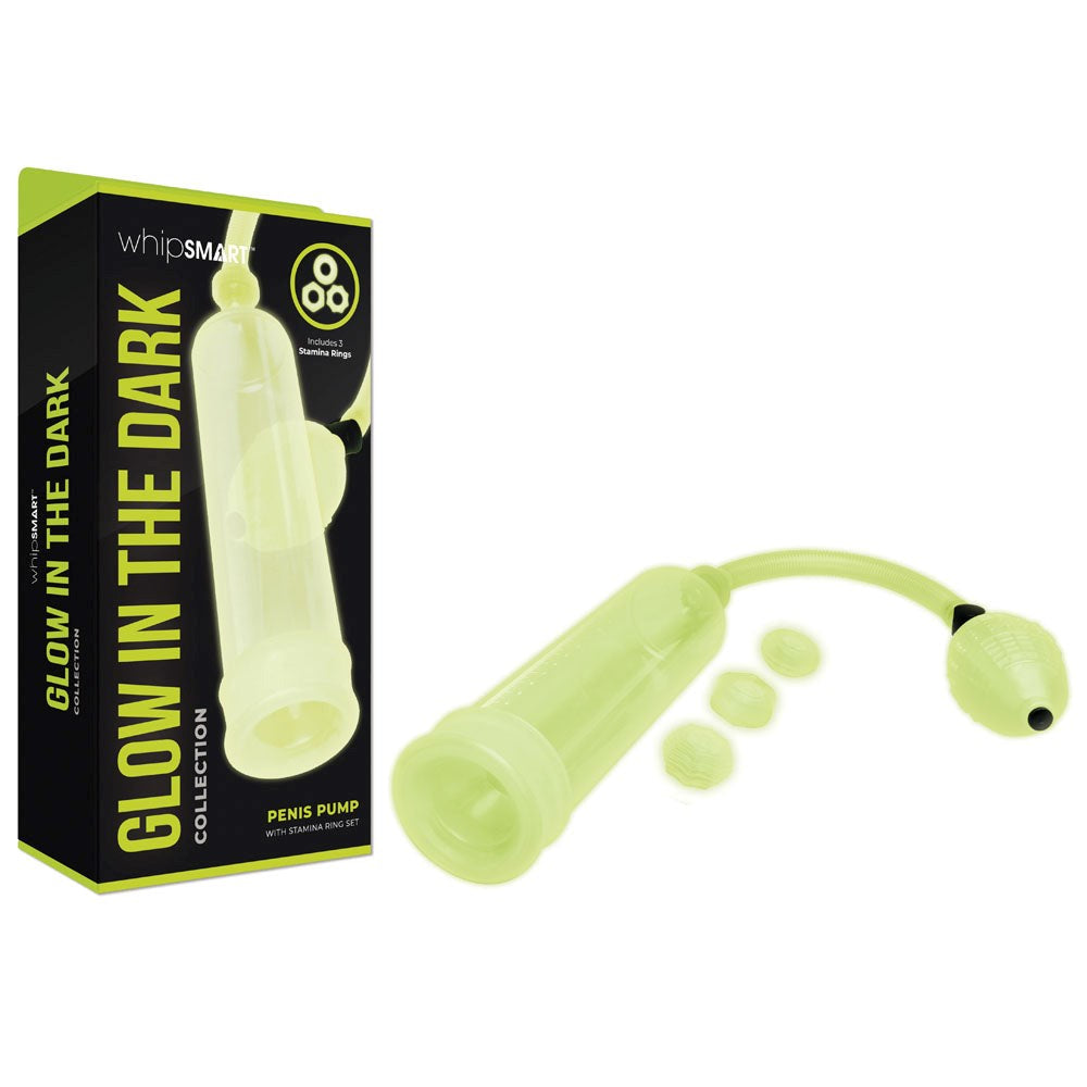 WhipSmart Glow In Dark Penis Pump Pumps, Extenders and Sleeves