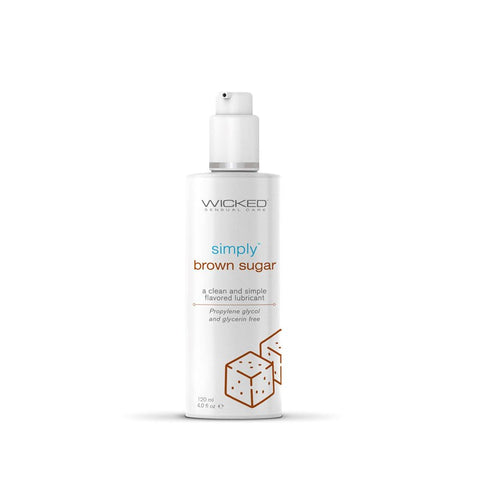 Wicked Simply Aqua Brown Sugar - Elevate Your Sensual Experience - Water Based Lubes