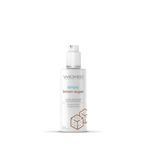 Wicked Simply Aqua Brown Sugar - Elevate Your Sensual Experience - Water Based Lubes