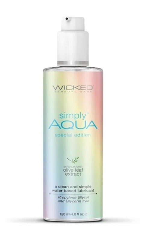 Wicked Simply Aqua Pride Water Based Lube - 120ml - Lubricants and Lotions