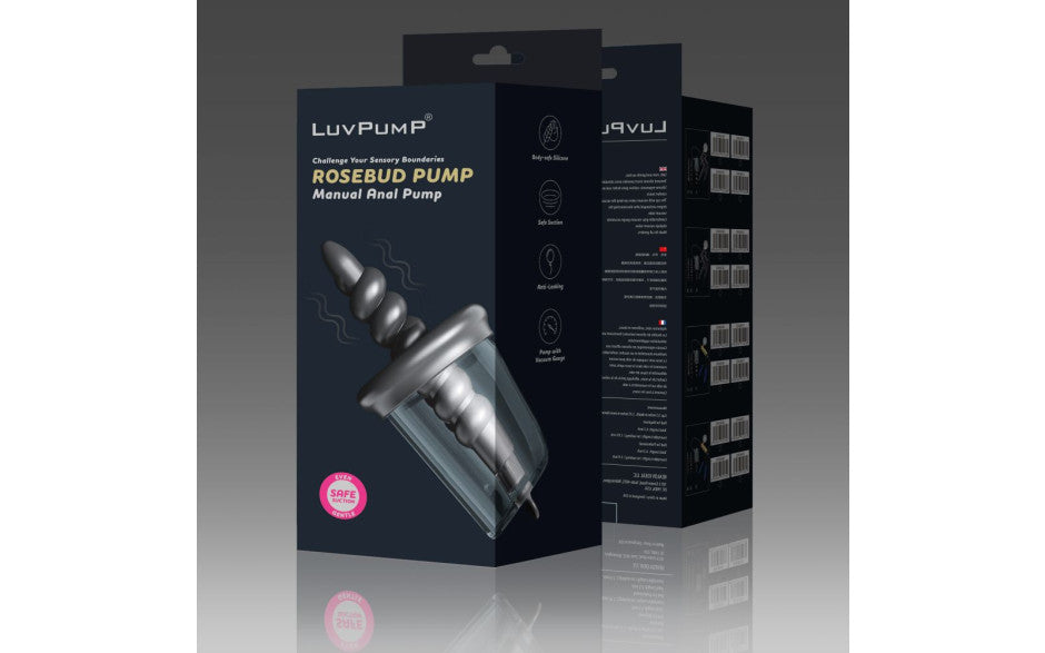 LuvPump Automatic RoseBud Anal Pump & 3 Plug Pro Set Penis Pumps And Stretchers