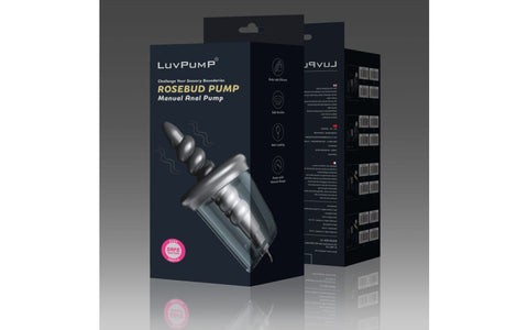 LuvPump Automatic RoseBud Anal Pump & 3 Plug Pro Set - Penis Pumps And Stretchers
