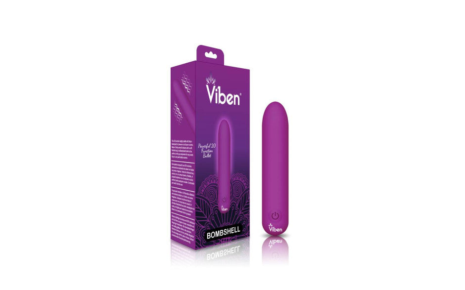 Viben Bombshell 5 Speed USB Rechargeable Mighty Bullet Vibrator Berry Bullet Vibrators