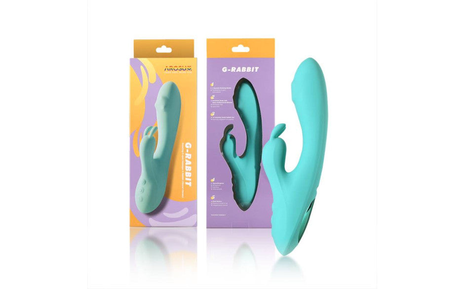 Arosum G Rabbit Rotating G Spot & Clitoral Vibrator Rabbit Vibrators