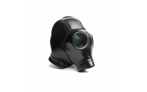 XTRM Neoprene Gas Mask Bondage Hood - Bondage Hoods
