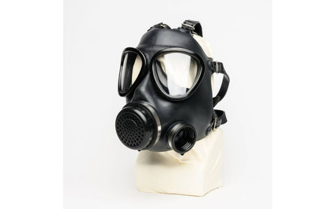 XTRM Military Adjustable Strap Rubber Gas BDSM Mask - Bondage Hoods
