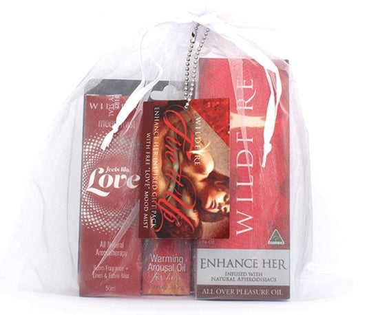 Wildfire Fire it Up Enhance Her Gift Pack Delay and Excite Sprays