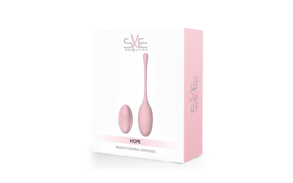 SXE Hope Remote Control Silicone Love Egg Massager Love Eggs and Kegel Exercisers