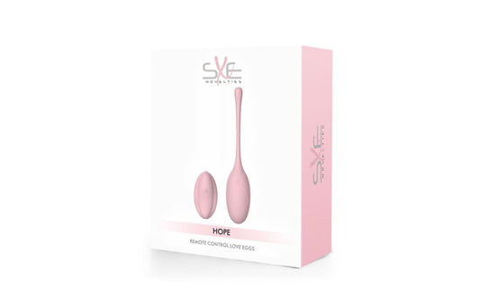 SXE Hope Remote Control Silicone Love Egg Massager - Love Eggs and Kegel Exercisers