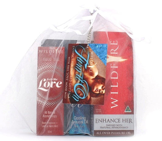 Wildfire Turn it On Enhance Her Gift Pack Delay and Excite Sprays