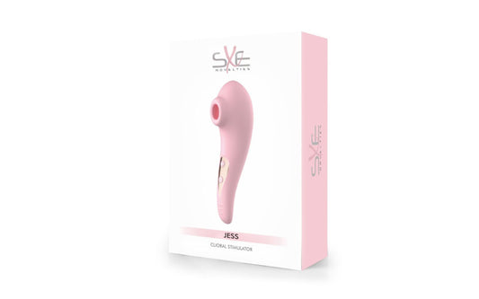 SXE Jess Vibrating and Sucking Air Pulse Clitoral Stimulator - Clit Ticklers and Pulsators