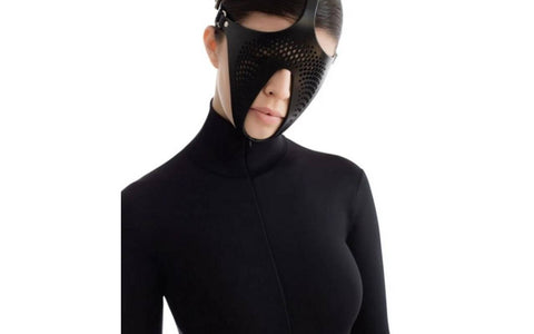 Daytona Ex Machina Genuine BDSM Play Leather Mask - Masks And Blindfolds