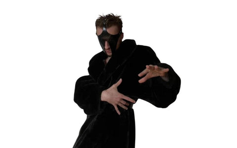 Daytona Ex Machina Genuine BDSM Play Leather Mask - Masks And Blindfolds