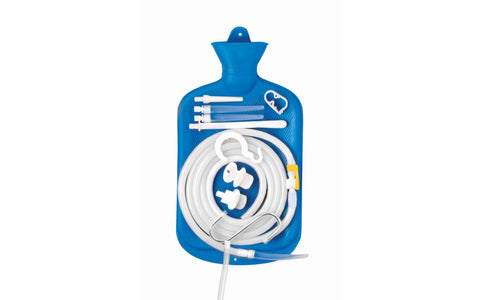 CleanStream Deluxe Shower Enema Bag and Nozzle Kit - Enemas and Douches