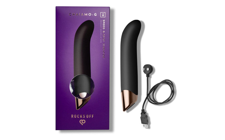 Rocks Off Chaiamo 10 Functions Rechargeable G-Spot Vibrator G-Spot Vibrators