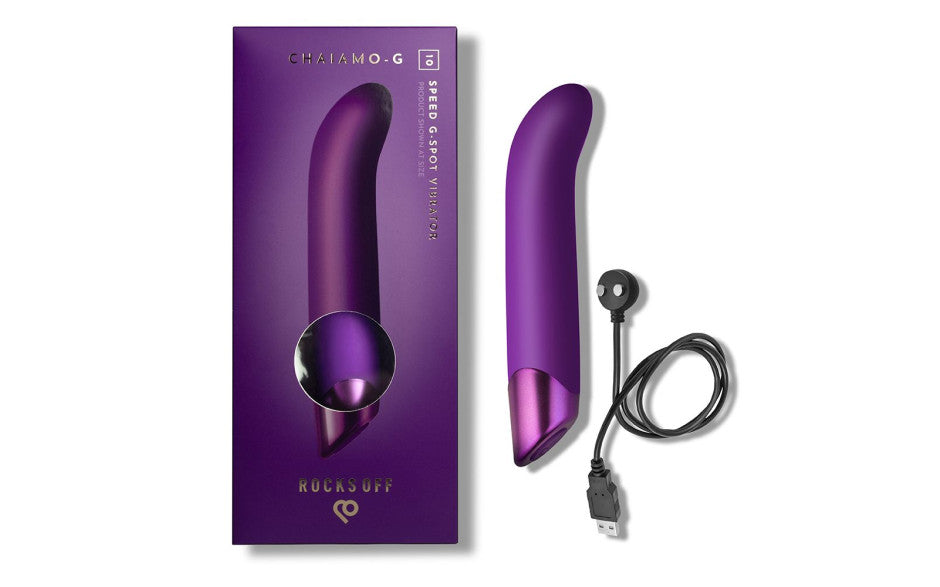 Rocks Off Chaiamo 10 Functions Rechargeable G-Spot Vibrator G-Spot Vibrators