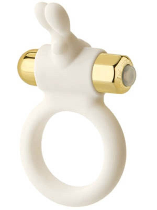 Wonderland C-Ring The White Wabbit Vibrating Cock Rings