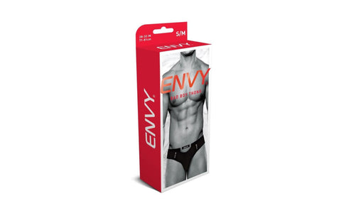 Envy's Captivating Bad Boy Thong - Black - Jocks and G-Strings