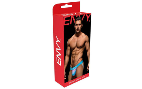 Envy Rainbow Pride Mens Jock Blue - Jocks and G-Strings
