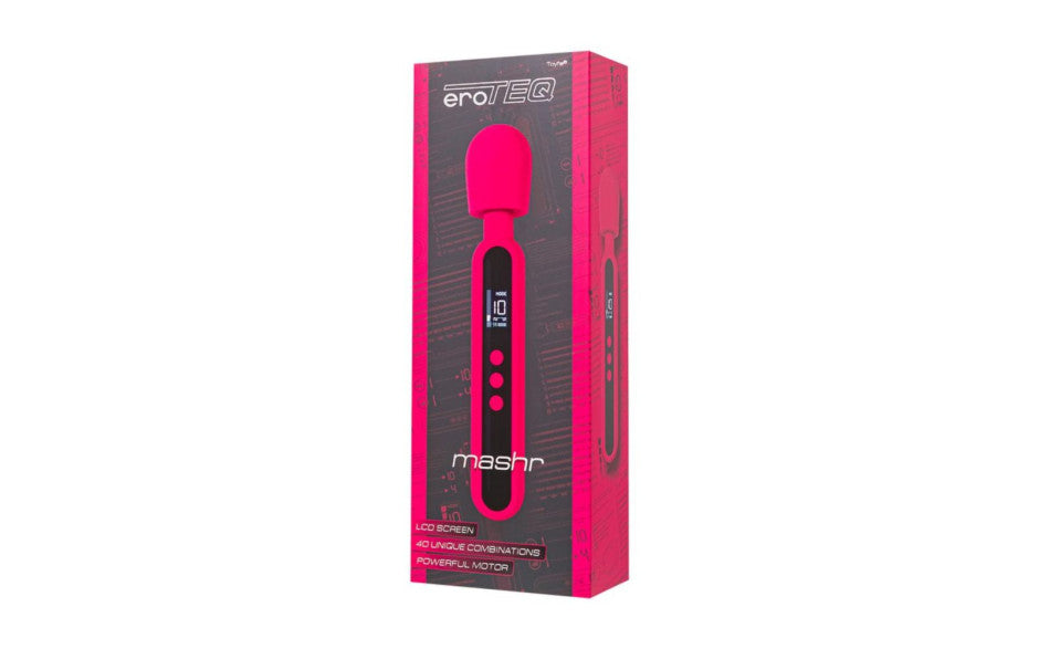 EroTeq Vibrating Body Wand Massager Mashr Pink Body Wands