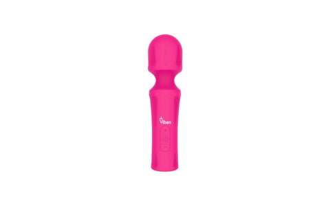 Viben Mighty Muse Vibrating Body Wand Massager Hot Pink - Body Wands